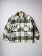 Load image into Gallery viewer, 1970s Signal Plaid Wool Blend Jacket - L/XL