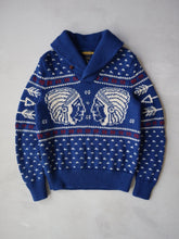 Load image into Gallery viewer, Ralph Lauren Rugby Navajo Wool Shawl Sweater - S