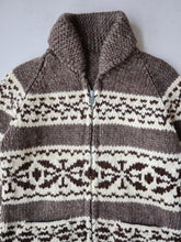 Load image into Gallery viewer, 1980s Tuak Cowichan Knit Zip Up Sweater - S