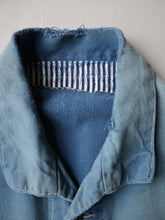 Load image into Gallery viewer, 1960s Faded French Chore with 13 Star Buttons - M/L