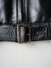 Load image into Gallery viewer, Mars Leather Motorcycle Jacket - S