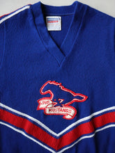 Load image into Gallery viewer, 1970's PHS Mustangs Cheerleader Knit Sweater - XS
