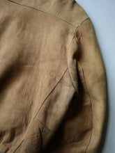 Load image into Gallery viewer, 1960s Distressed Bermans Suede Bomber Leather Jacket - L