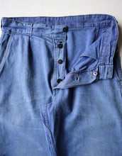 Load image into Gallery viewer, 1970s Faded French Workwear Pleated Pants - 28"