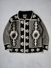 Load image into Gallery viewer, Otavalo Native American Wool Zip Up Cardigan - XL