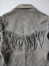 Load image into Gallery viewer, Schott Rancher Western Suede Leather Fringe Jacket - XS