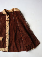 Load image into Gallery viewer, 1970's Velasco Suede Leather Poncho - One Size