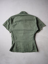 Load image into Gallery viewer, 1950s Thrashed U.S Army OG-107 Fatigue Shirt - S