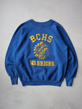 Load image into Gallery viewer, 1980s BCHS Warriors Raglan Sweatshirt - S