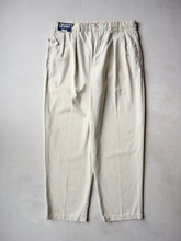 Load image into Gallery viewer, 1990s Deadstock Polo Ralph Lauren Pleated Chino Pants - 34"
