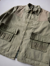 Load image into Gallery viewer, 1960s French Hunting Jacket with Suede Shoulder Patches - L