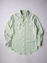Load image into Gallery viewer, 1970s Distressed Western Pearl Snap Shirt - XS/S
