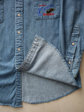 Load image into Gallery viewer, 1990s Coors Rodeo Chambray Shirt - L