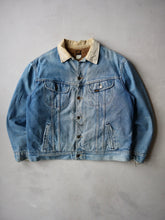 Load image into Gallery viewer, 1980's Distressed Lee Riders Lined Denim Jacket - L