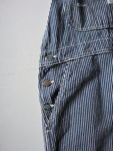 Load image into Gallery viewer, Big John Hickory Striped Overalls - 34"