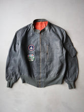 Load image into Gallery viewer, 1980s German Army Leather Pilot Jacket - L