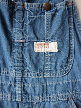 Load image into Gallery viewer, 1970s Montgomery Ward Denim Overalls - 30"