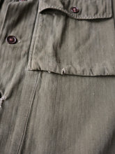 Load image into Gallery viewer, 1960s Dutch Army HBT Field Shirt - L/XL