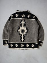 Load image into Gallery viewer, Otavalo Native American Wool Zip Up Cardigan - XL