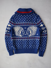 Load image into Gallery viewer, Ralph Lauren Rugby Navajo Wool Shawl Sweater - S