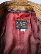 Load image into Gallery viewer, 1960's Brooks Cafe Racer Leather Jacket - M