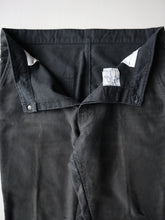 Load image into Gallery viewer, Black French Moleskin Pants with 13 Star Button - 36"