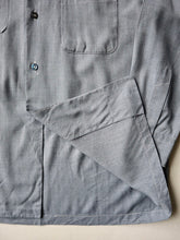 Load image into Gallery viewer, 1960s Loop Collar Shirt with Asymmetric Pockets - M