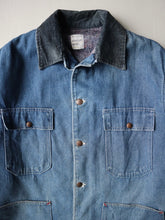 Load image into Gallery viewer, 1970s JCPenney Big Mac Blanket Lined Denim Chore Jacket - L