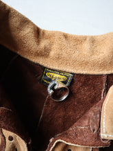 Load image into Gallery viewer, 1970's Velasco Suede Leather Poncho - One Size