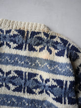 Load image into Gallery viewer, 1980's Nordic Wool Knit Sweater - XS