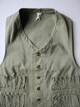 Load image into Gallery viewer, 1940s Canvas Hunting Vest - S
