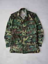 Load image into Gallery viewer, 1980's ERDL Camo Poplin Field Shirt - XS