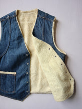 Load image into Gallery viewer, 1970s Big Smith Sherpa Lined Vest - M