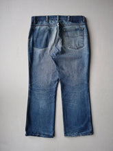 Load image into Gallery viewer, 1980s Faded & Distressed Sears Roebucks Bootcut Jeans - 34"