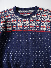 Load image into Gallery viewer, 1980s Nordic Style Wool Knit Sweater - S