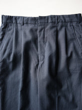 Load image into Gallery viewer, 1970's Pinstripe Wool Blend Pleated Pants - 34"