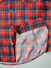 Load image into Gallery viewer, 1970s Distressed Sears Plaid Flannel Shirt - M