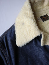 Load image into Gallery viewer, 1970s Sears Roebucks Sherpa Lined Denim Chore Jacket - L
