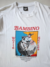 Load image into Gallery viewer, 1980's Bambino World Series Babe Ruth T-Shirt - M