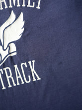 Load image into Gallery viewer, 1980s Faded Holy Family Track T-Shirt - S