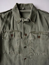 Load image into Gallery viewer, 1960s Dutch Army HBT Field Shirt - M