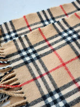 Load image into Gallery viewer, Burberry Nova Check Lambswool Scarf