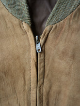 Load image into Gallery viewer, 1960s Distressed Bermans Suede Bomber Leather Jacket - L