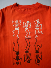 Load image into Gallery viewer, 1990s Dancing Skeletons T-Shirt - S