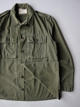 Load image into Gallery viewer, 1960s Dutch Army HBT Field Shirt - L/XL