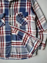 Load image into Gallery viewer, 1960s Distressed Flannel Shirt - S