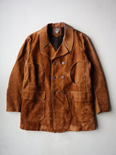 Load image into Gallery viewer, 1960s Pellux Double Breasted Suede Leather Jacket - L