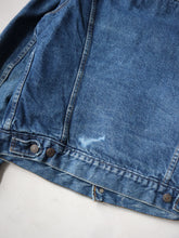 Load image into Gallery viewer, 1980s Made in USA Levi's Flannel Lined Denim Jacket - S