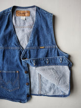 Load image into Gallery viewer, 1990s Wrangler Denim Vest - M