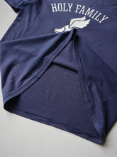 Load image into Gallery viewer, 1980s Faded Holy Family Track T-Shirt - S